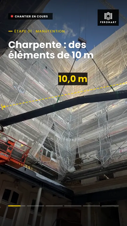 Suivi de chantier vidéo pour Feronart : Chantier rue Louis-le-Grand